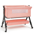 Portable Baby Bassinet Foldable Height Splicing Baby Cradle 3 in 1
