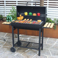 Grills Outdoor Cooking, Charcoal Grill with Smoker, Large Charcoal Grills,