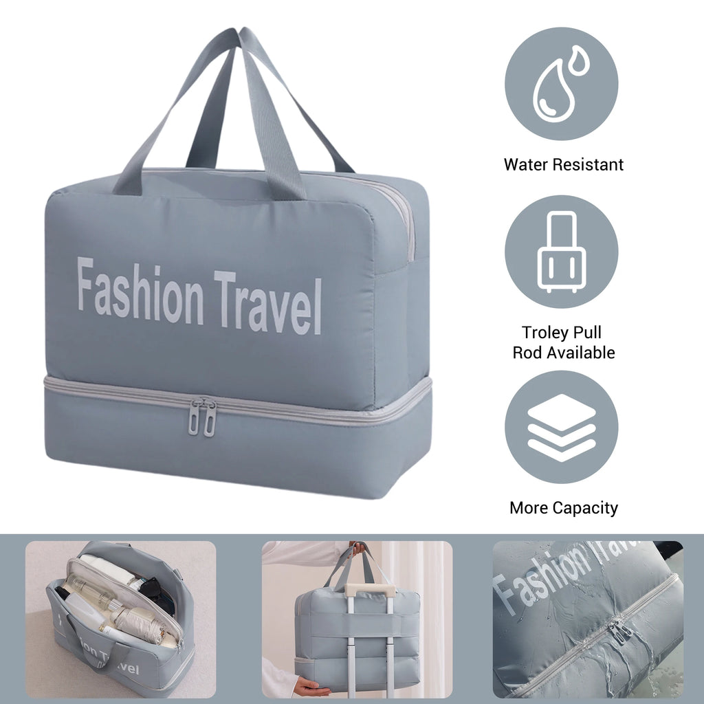 Luggage Sets 3 Piece with double spinner wheels and travel duffle bag,