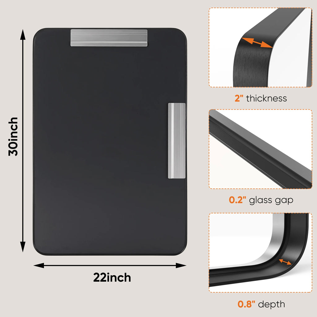 Metal Framed Bathroom Mirror for Wall ,Vanity