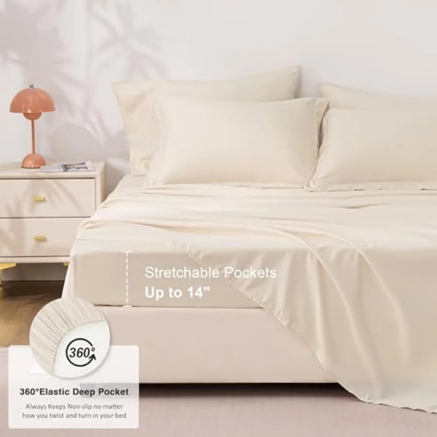 Comforter Set 7 Pieces Bed in a Bag All Season Bedding Sets