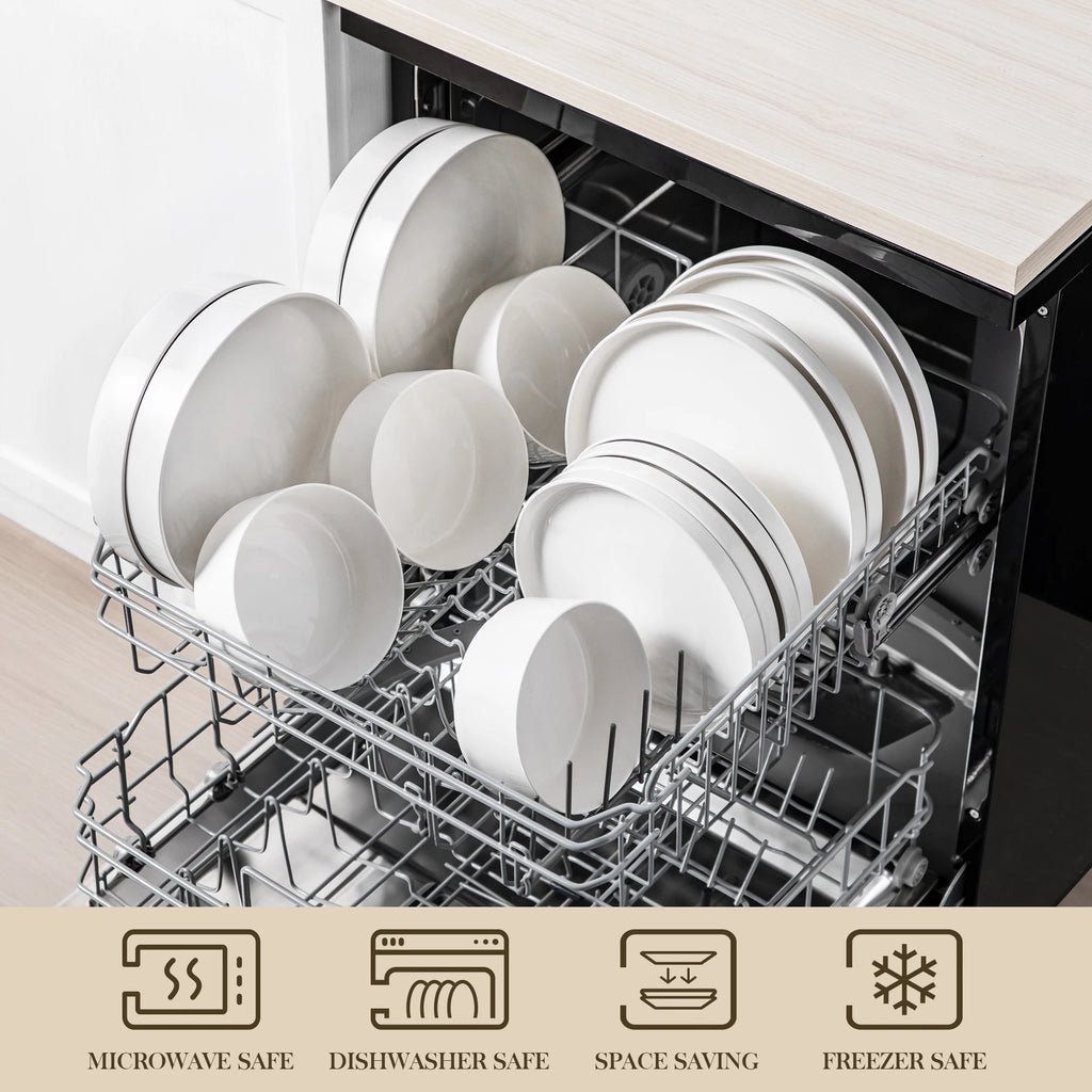 12/16/18/24 Piece Dinner Plates Sets