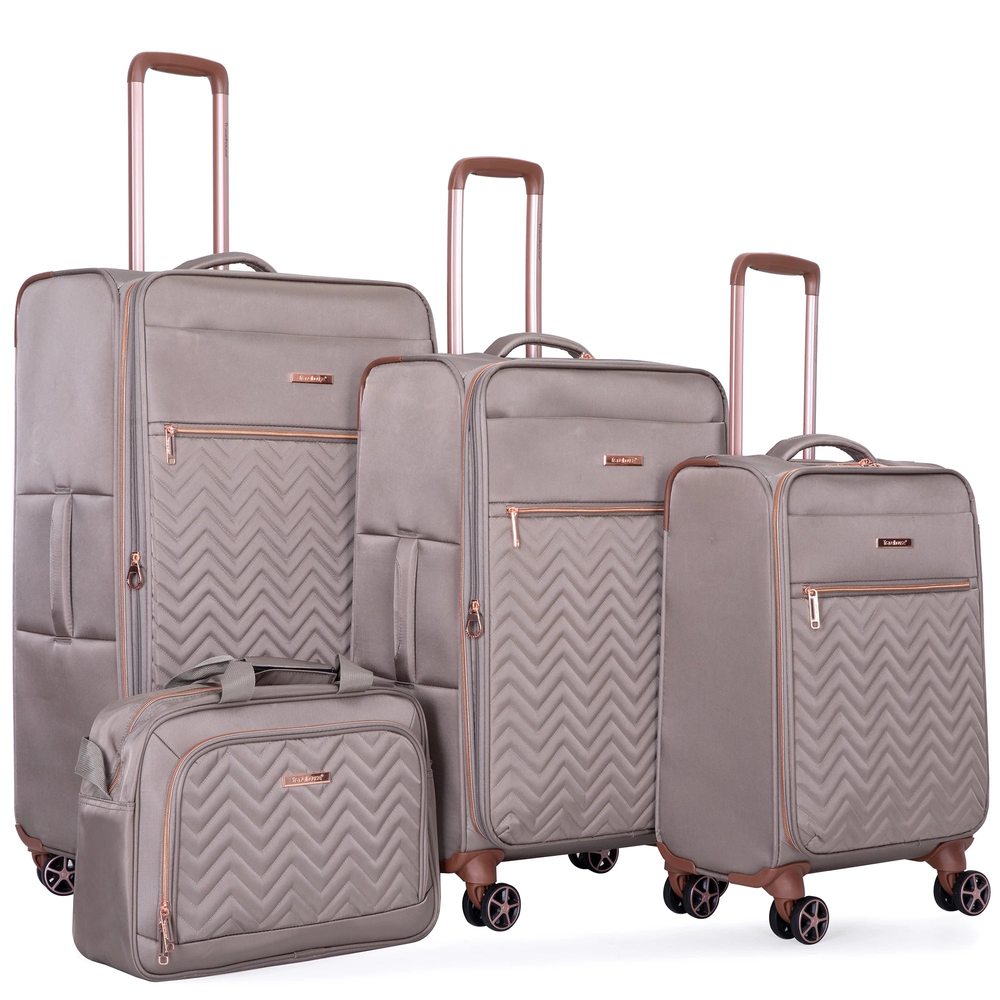 4 Piece Luggage Set Lightweight with Wheels