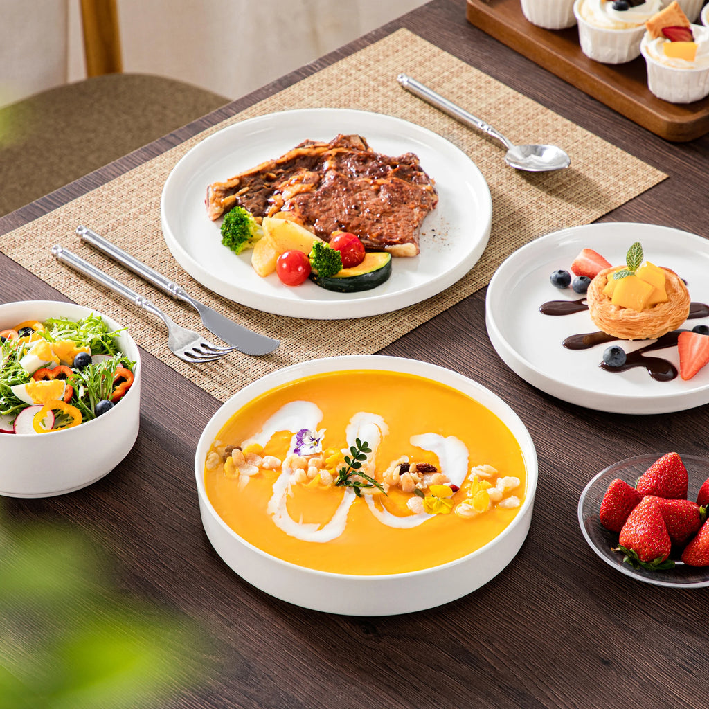 12/16/18/24 Piece Dinner Plates Sets