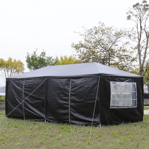 10'X20' Outdoor Party Tent with 6 Removable Sidewalls,