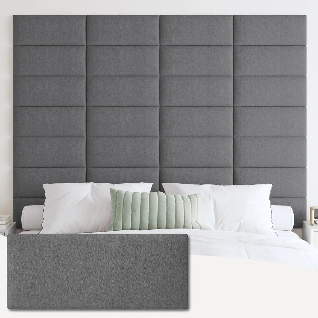 Queen Size Upholstered Wall Mounted Headboard