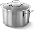 3-Ply Stainless Steel Cookware Set with Turbo Heat Tech,