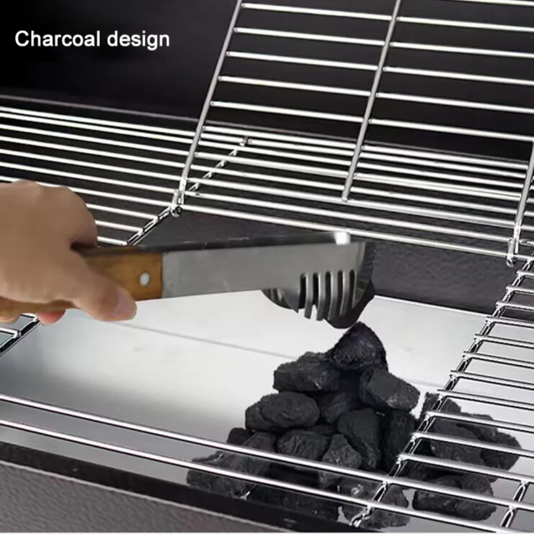 Grills Outdoor Cooking, Charcoal Grill with Smoker, Large Charcoal Grills,