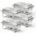Chafing Dish Buffet Set 8QT Electric Stainless Steel 2/4/6Pack