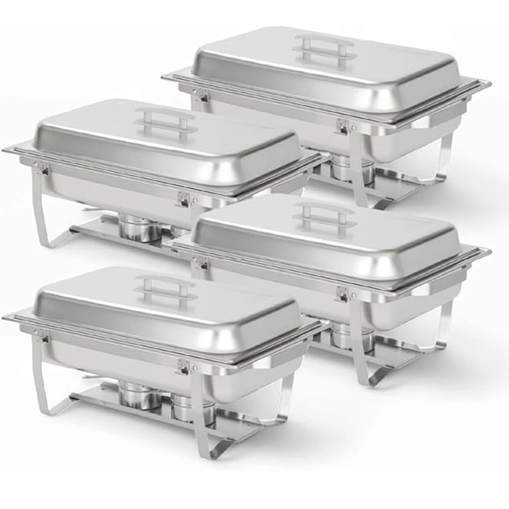 Chafing Dish Buffet Set 8QT Electric Stainless Steel 2/4/6Pack