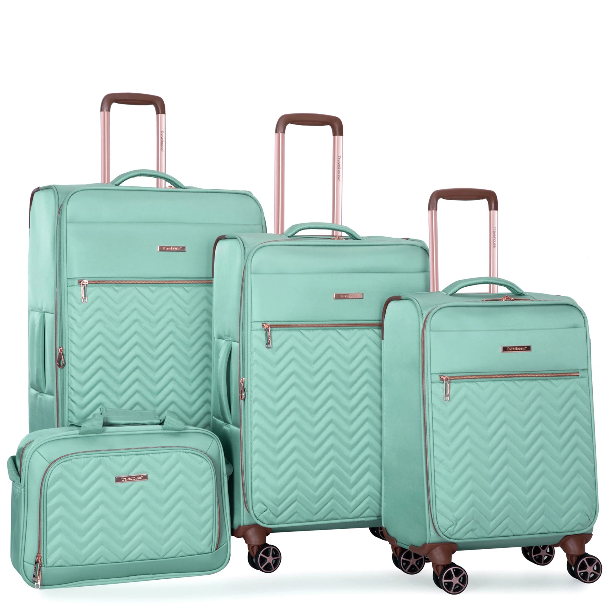 4 Piece Luggage Set Lightweight with Wheels