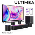 ULTIMEA 7.1 Channel Sound Bar System for TV with 4 Surround Speakers,
