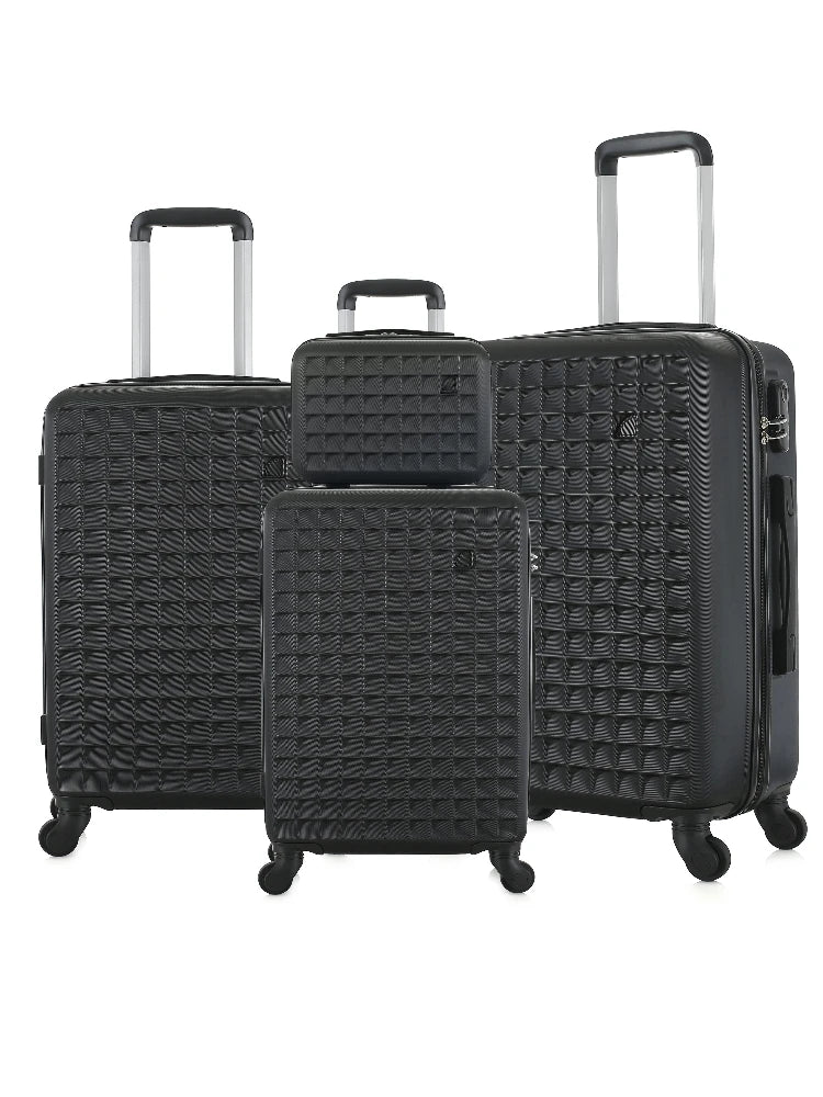 4-Piece Cosmetic Case Luggage With Wheels  (18/23/27 Inch)