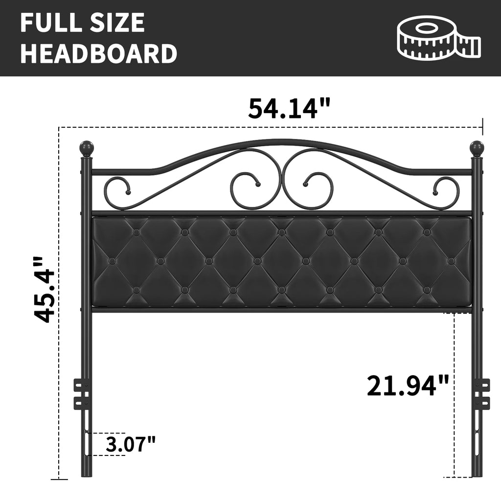 Upholstered Headboard for Full  or Queen Size Bed Frame,