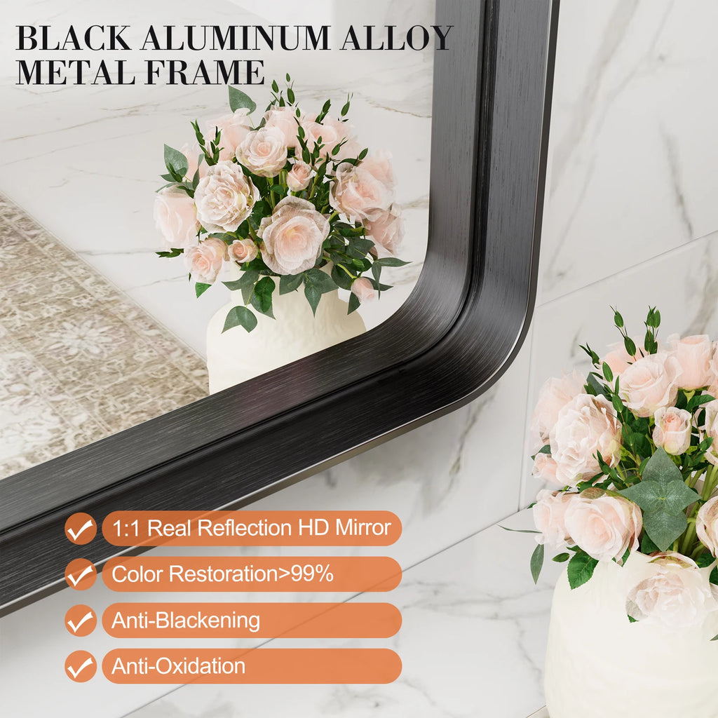 Metal Framed Bathroom Mirror for Wall ,Vanity