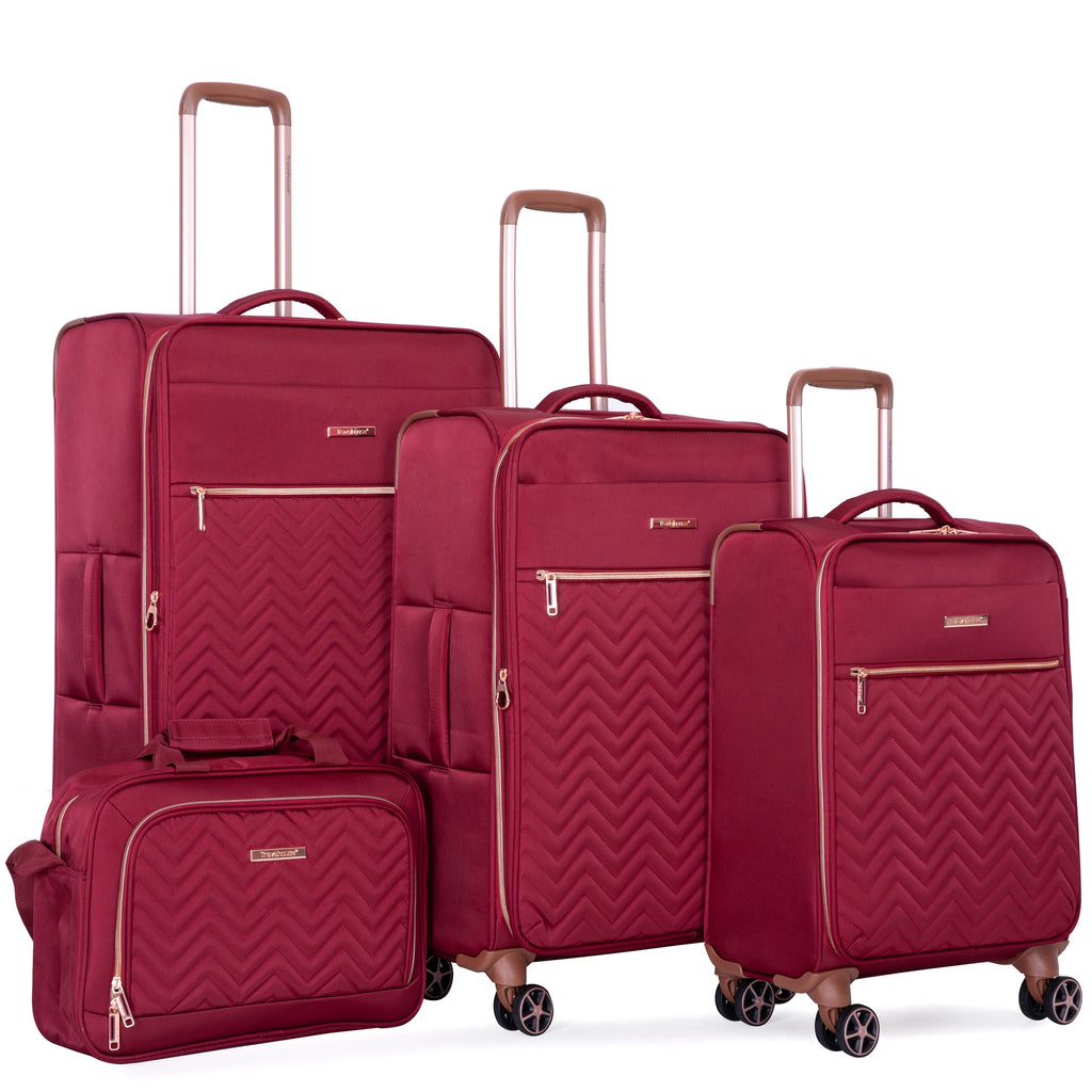 4 Piece Luggage Set Lightweight with Wheels