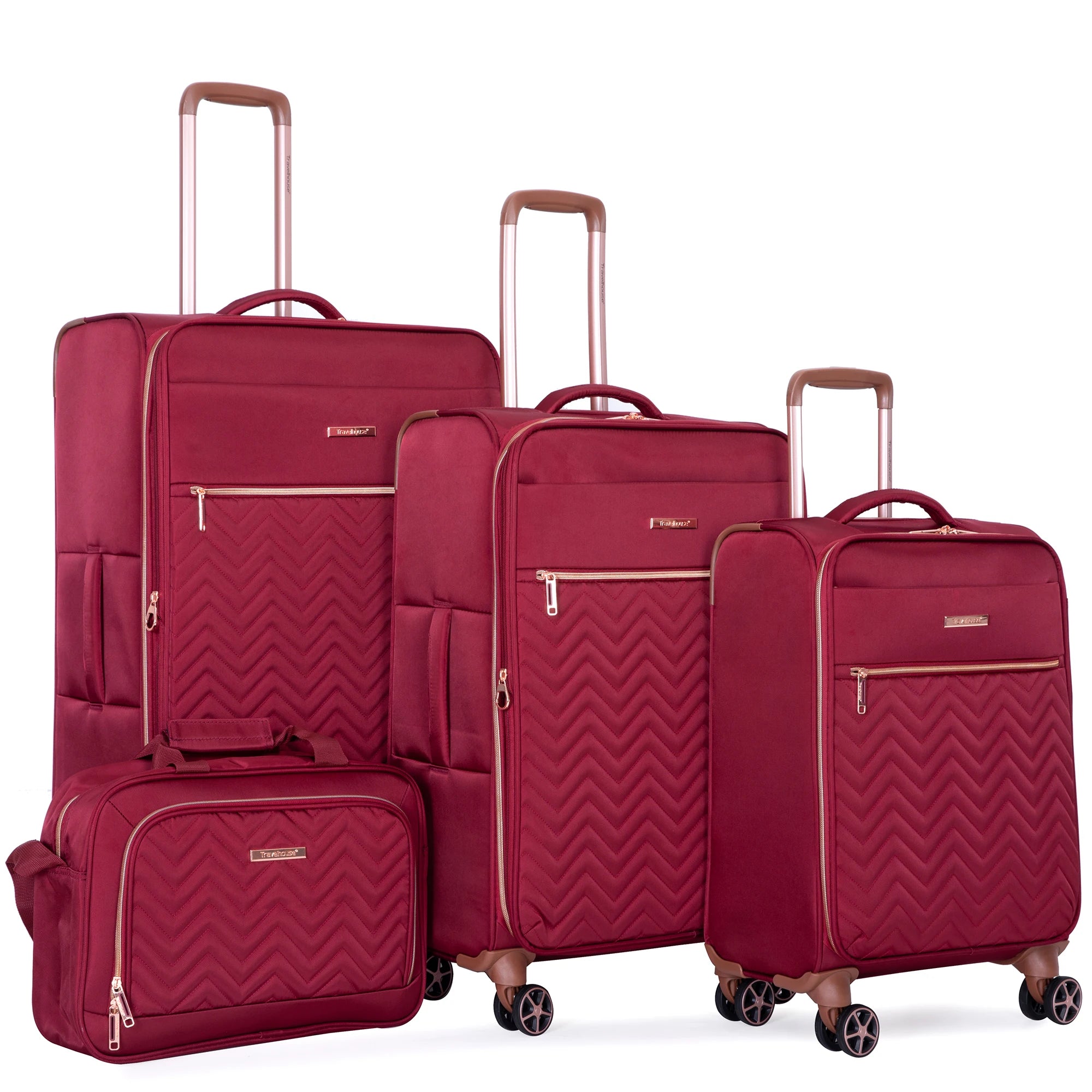 4 Piece Luggage Set Lightweight with Wheels