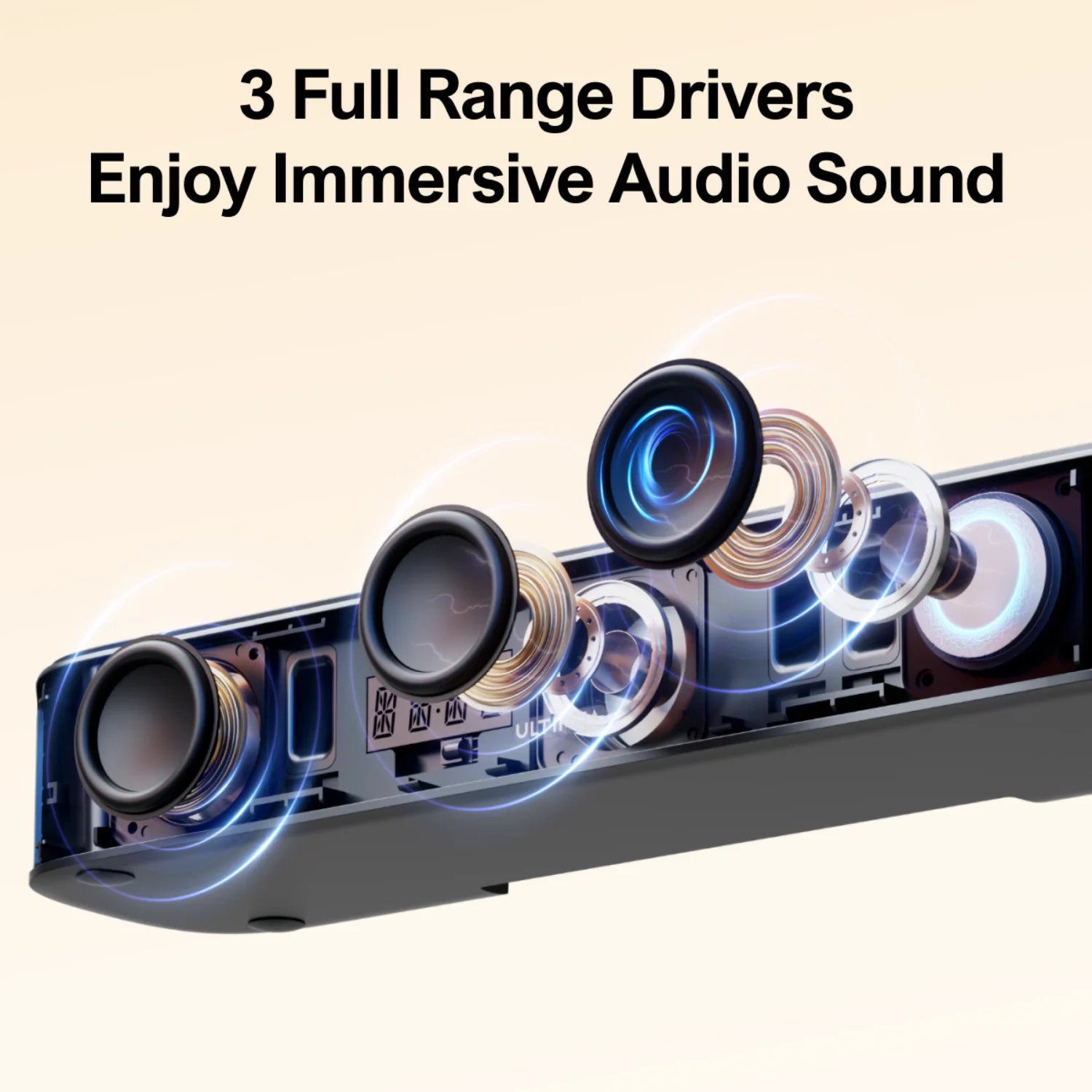 ULTIMEA 7.1 Channel Sound Bar System for TV with 4 Surround Speakers,