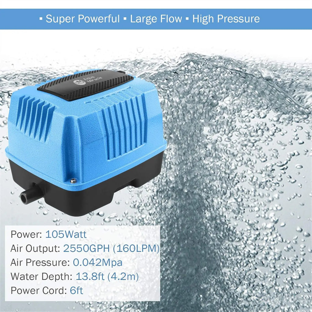 Linear Air Pump AP-40/AP-60/AP-80/AP-160 for Pond Aeration, Septic,