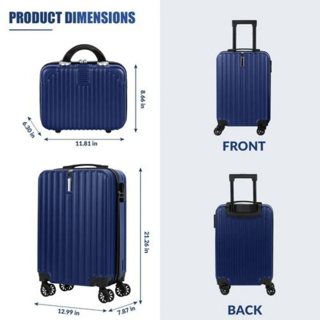 2-Piece Hardshell Luggage Set (20"+14") - Nesting Spinner