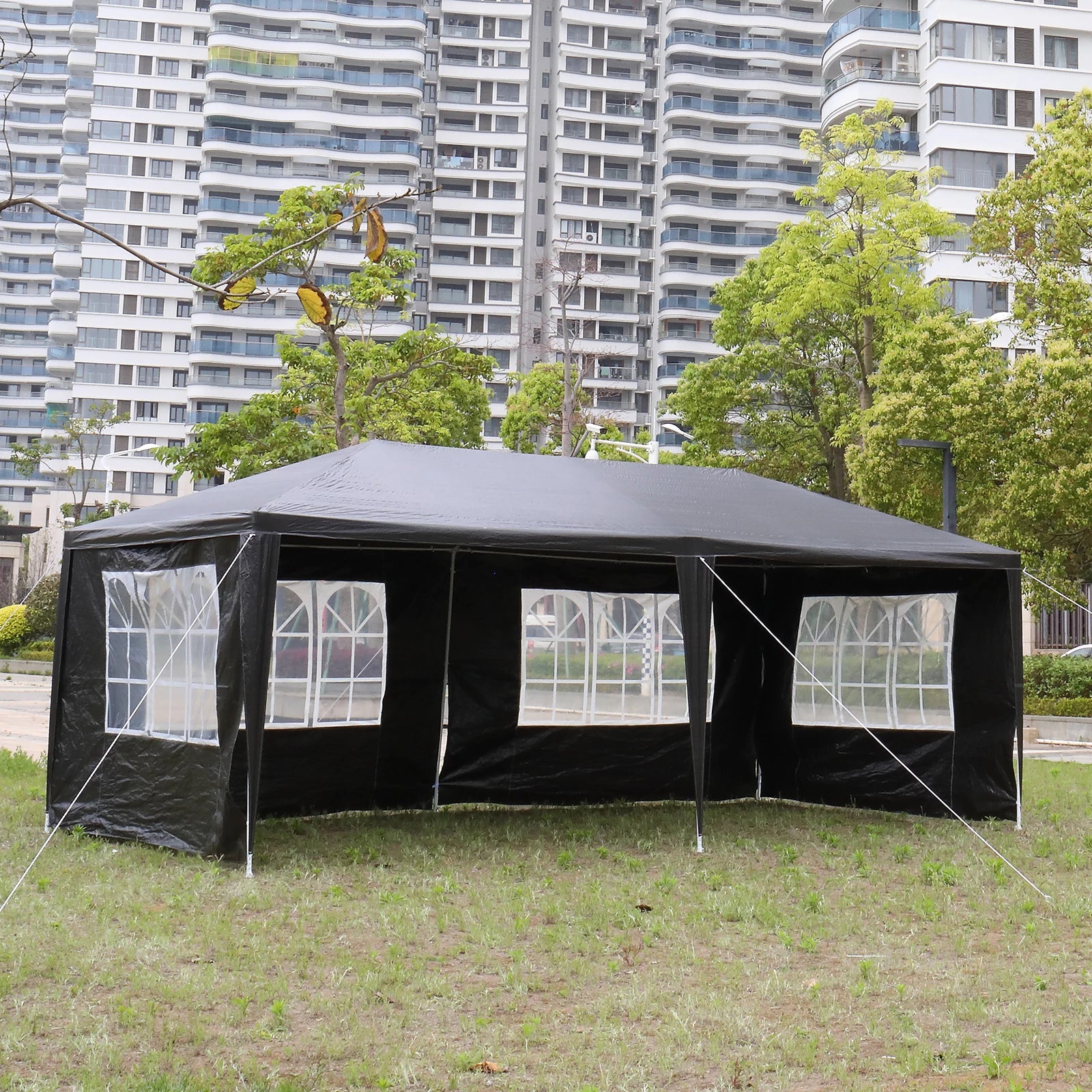 10'X20' Outdoor Party Tent with 6 Removable Sidewalls,