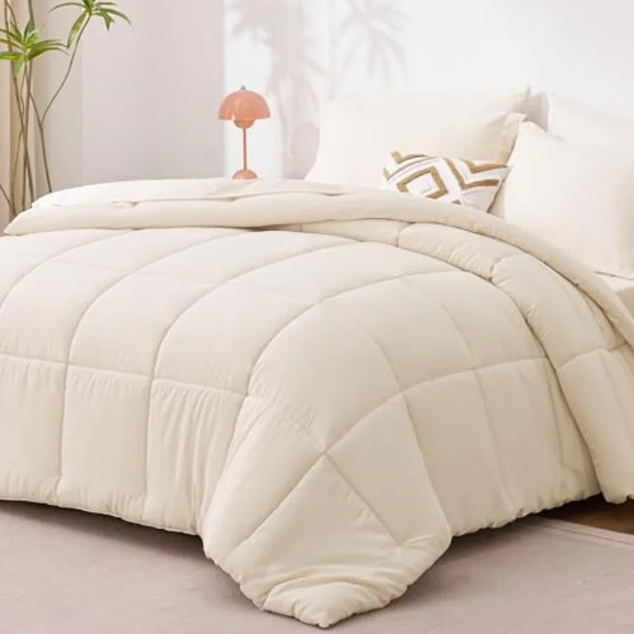 Comforter Set 7 Pieces Bed in a Bag All Season Bedding Sets