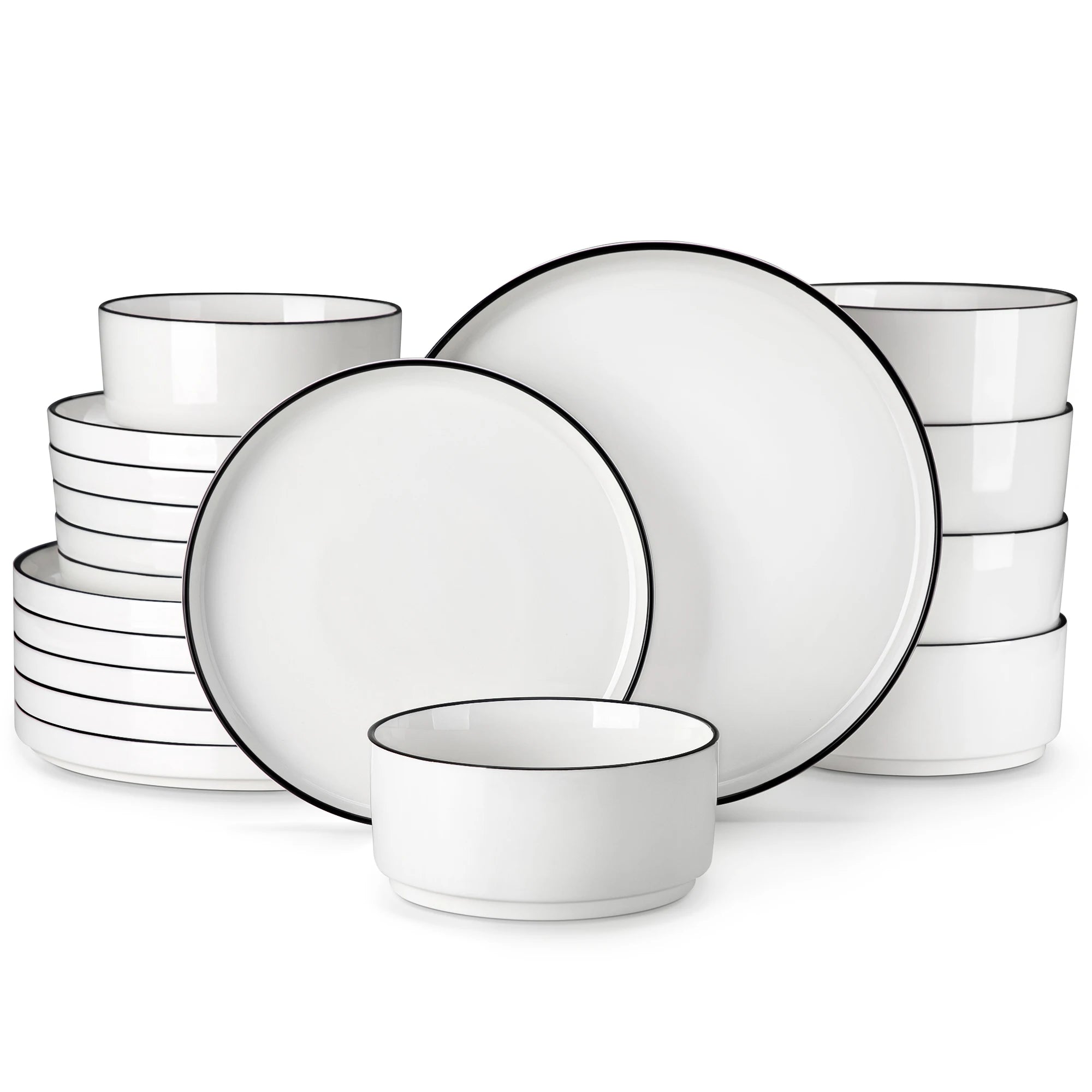 12/16/18/24 Piece Dinner Plates Sets