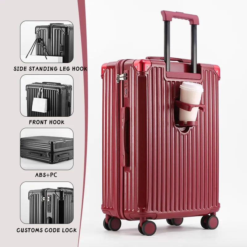 Multi-Functional Large-Capacity Luggage  with Rotating Wheels 20", 24", 28"