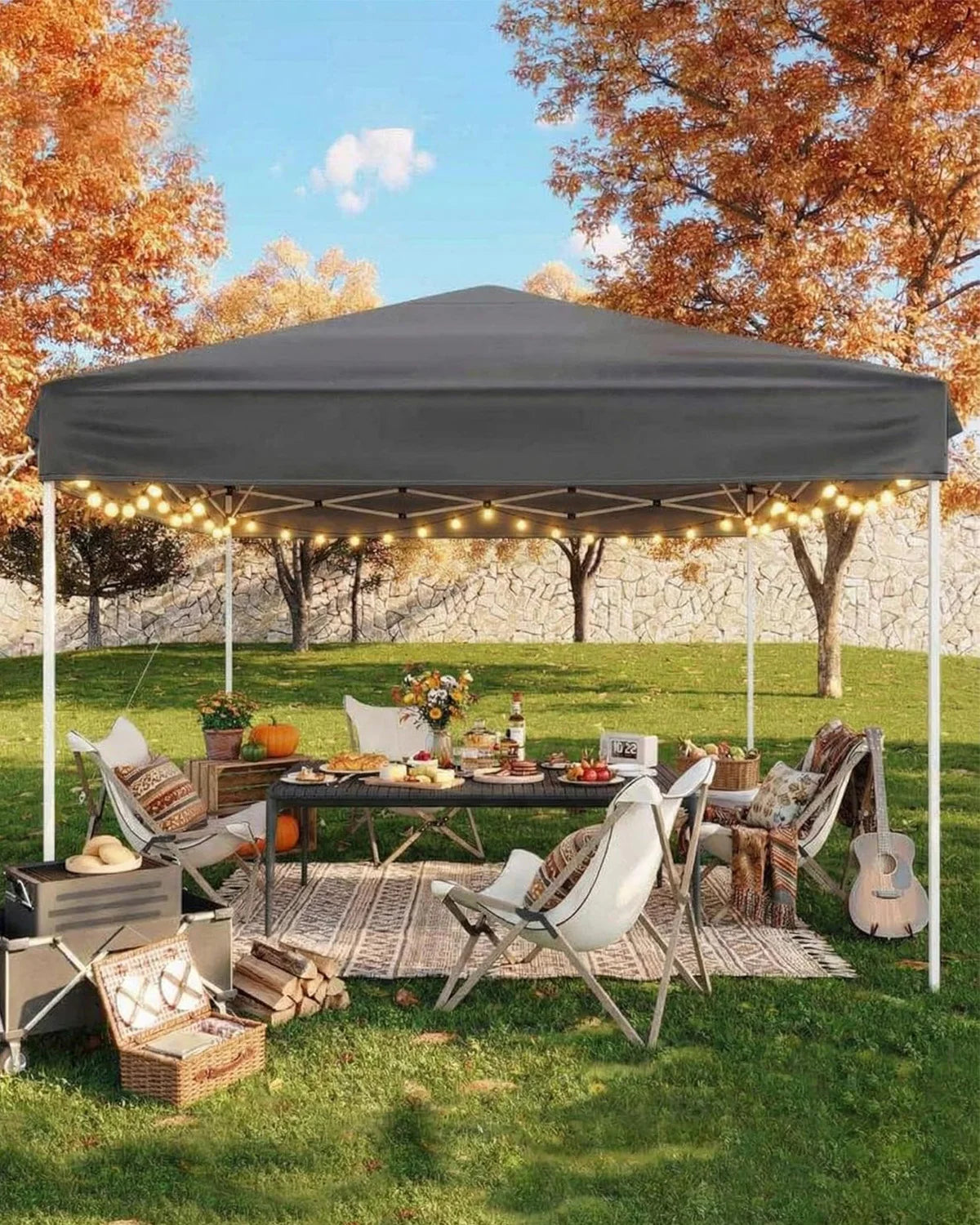 10x10ft Pop Up Canopy Tent, Outdoor Instant Shelter UV Protection