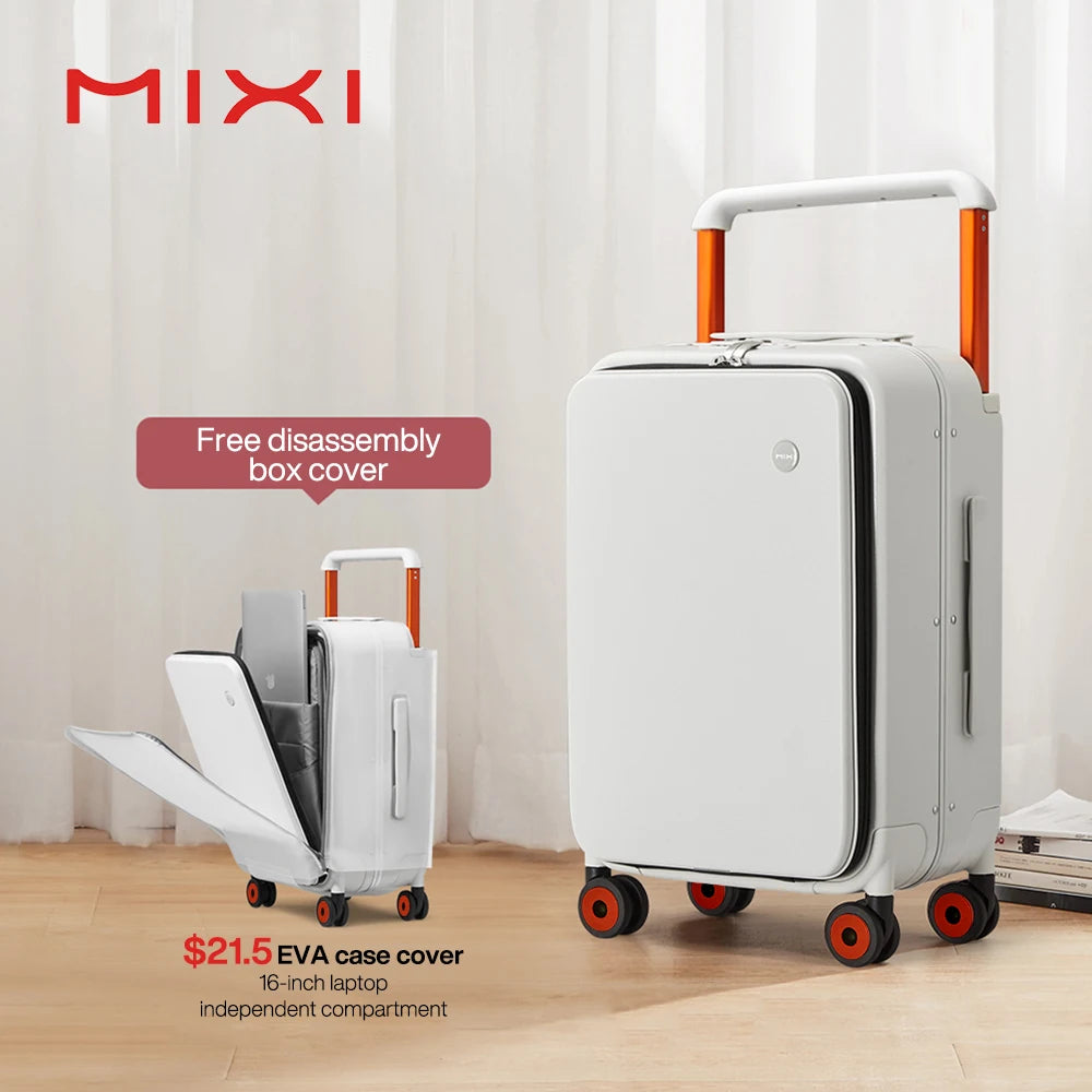 2026  Wide Handle Suitcase Men Carry-On /  Women Trolley Case 20 Inch
