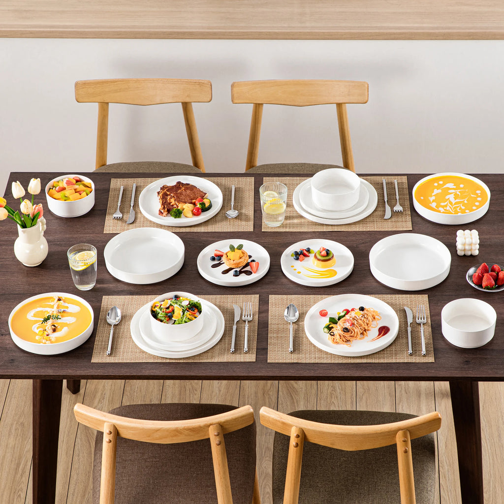 12/16/18/24 Piece Dinner Plates Sets