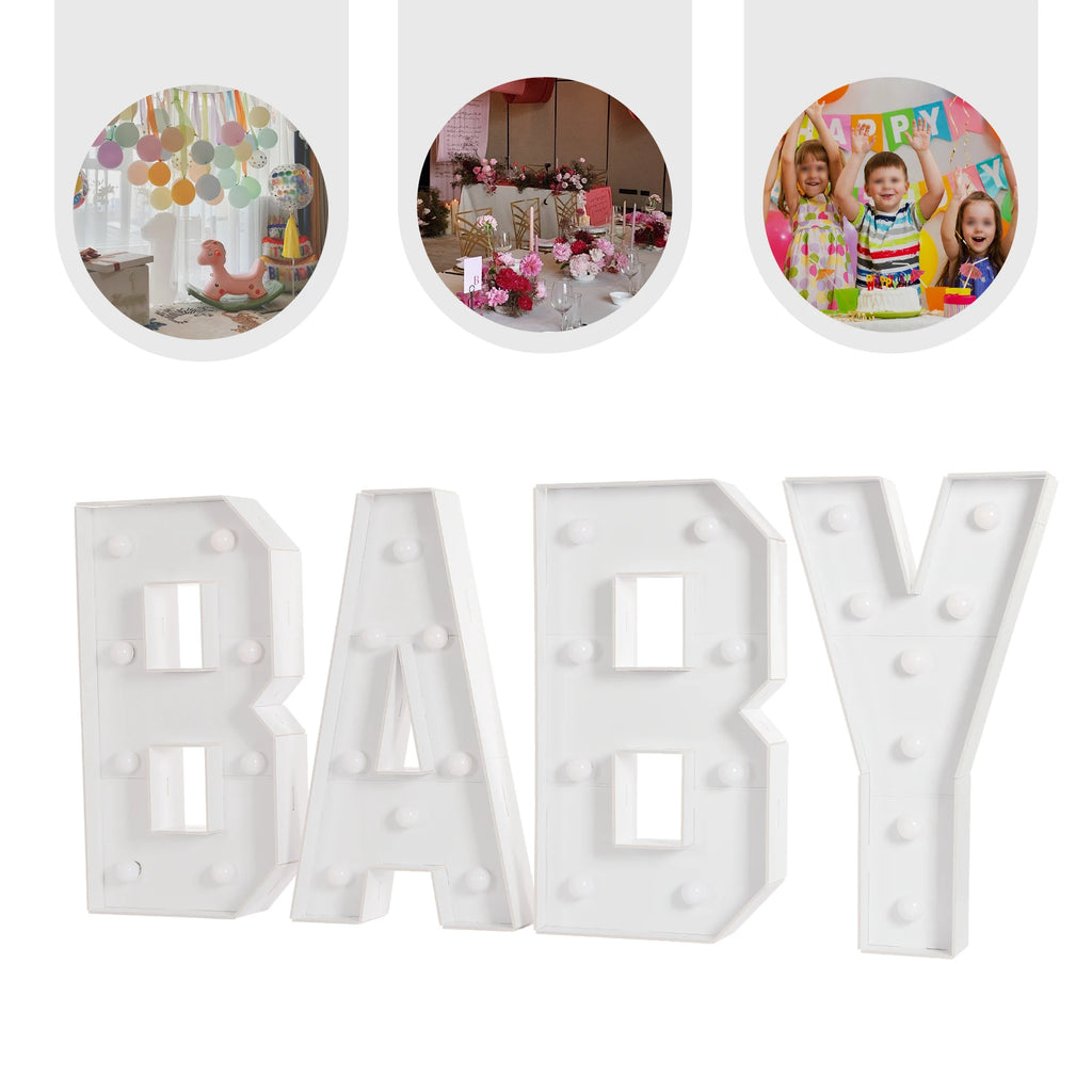 Light Up Letters Party Decoration Led Letter Lights Led Letters