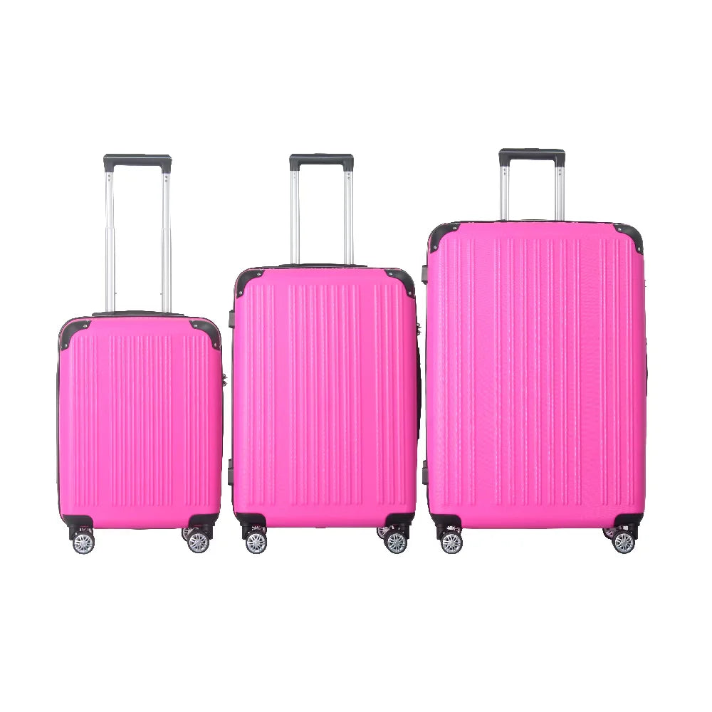 20 24 28 Inch  3pcs Lightweight Hard Shell Luggage Set