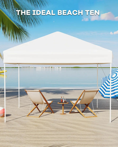 10x10ft Pop Up Canopy Tent, Outdoor Instant Shelter UV Protection